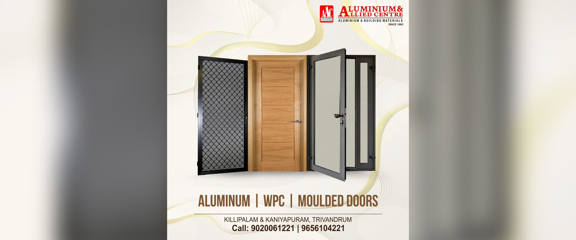 Aluminium building products and subsidiary range
