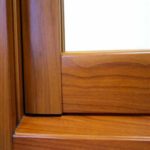Aluminium Door with Wood Grain Profile