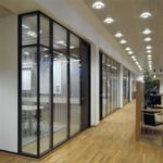 Aluminium Fabricated Door with Glass