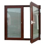 Aluminum Fabricated Windows with Glass