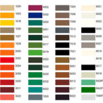 Marpol Powder coating Colors
